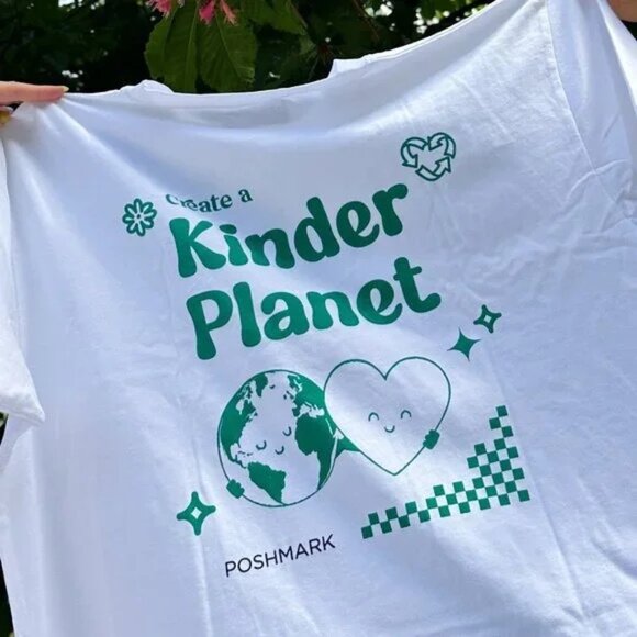 Brunette the Label x Poshmark Exclusive Collection Cotton White Graphic Tee - Picture 12 of 12